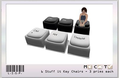 Keyboard Key Chairs