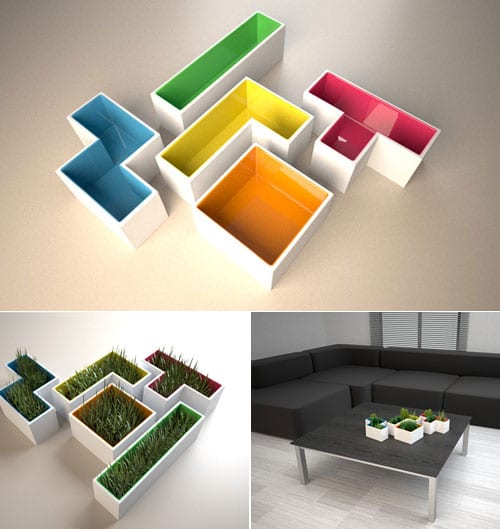 Tetris Pots: Plant & Play