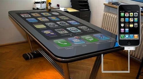 The 58-inch iPhone Table