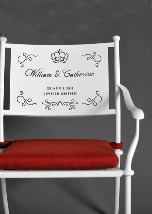 The William Catherine Commemorative Chair