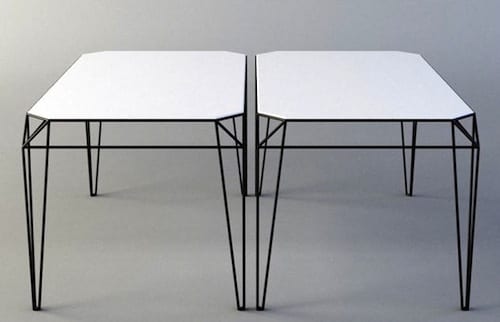 Wireframe Table Furniture Product