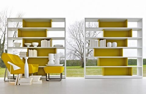 505 Shelf by Molteni - Yellow
