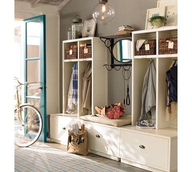 Mirror Train Rack With Curved Hooks