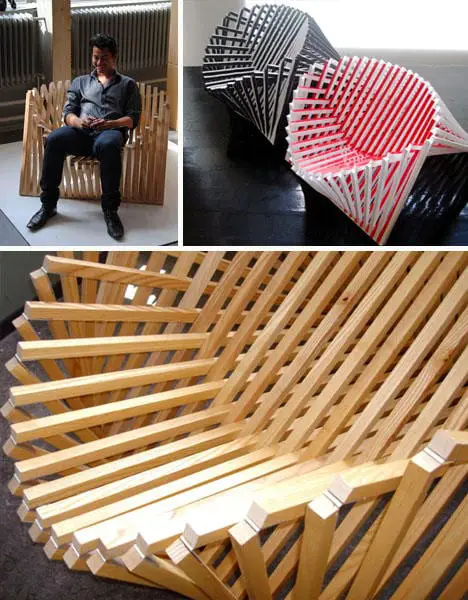 Wood Folding Chair Can Be Packed & Stored Away in an Instant