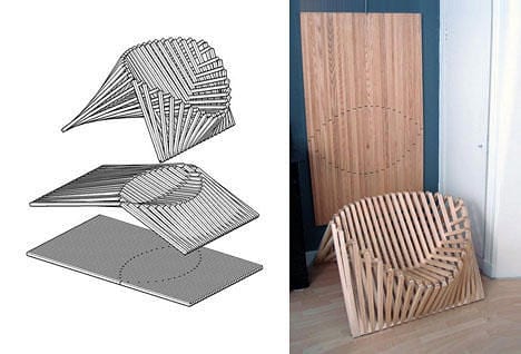 Wood Folding Chair Can Be Packed & Stored Away in an Instant