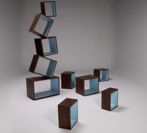Equilibrium Modern Bookcase by Alejandro Gomez Stubbs Modern Furniture