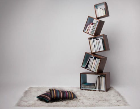 Equilibrium Modern Bookcase by Alejandro Gomez Stubbs