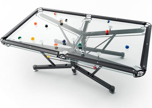 The G-1 Transparent Modern Pool Table By Nottage Design