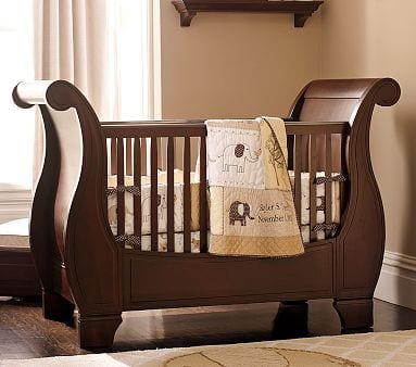 pottery barn sleigh crib conversion kit