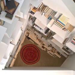 Modern Home Bookcase Is 40 Feet & Simply Loves Storing Books