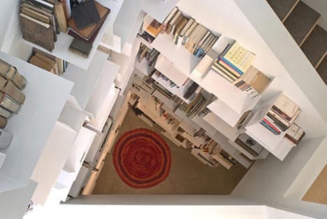 Modern Home Bookcase by Sallie Trout Design