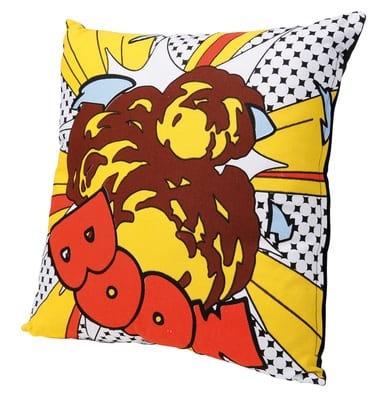 Pop art cushion boom