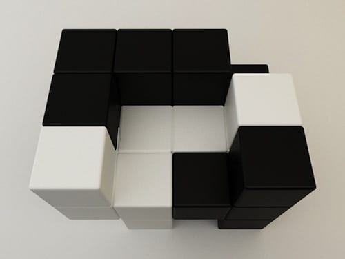 Rubiks Cube Inspired Sofa by Gabriel Cañas