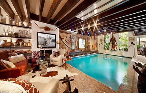 Swimming Pool Inside the Living Room