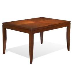Vogue Contemporary Dining Table In Hardwood