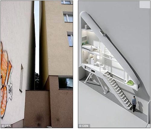 Thinnest House In the World Needs Its Own Alley