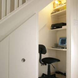 Understairs Closet by Chiswick Woodworking Company - Home Office