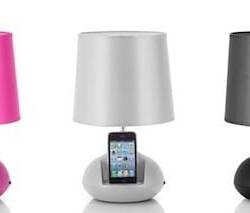 Vibe iPod Lamp Is A Docking Speaker System For The iPhone Too