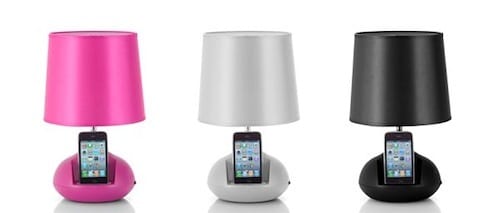 Vibe iPod Lamp Is A Docking Speaker System For The iPhone Too