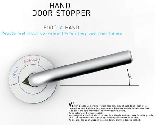 hand door stopper