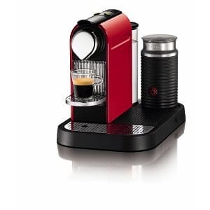 red espresso maker
