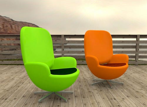 dayglo patio chairs