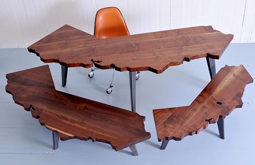 California Dreamin’ Tables by J. Rusten Furniture Studio