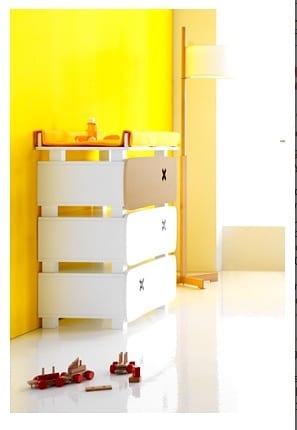 BE BOX – Baby Changing Table And Modular Chest Of Drawers