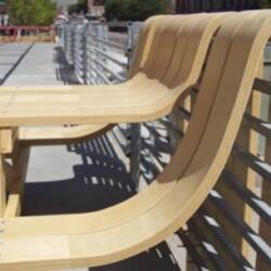 Fluid Picnic Table by Michael Beitz Hangs On to Its Surroundings