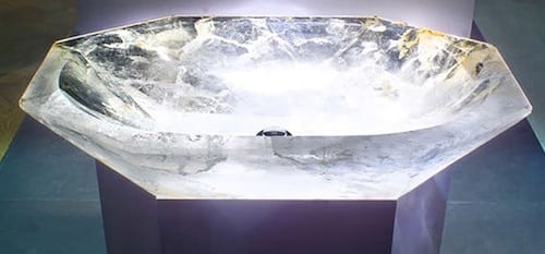 Crystal Rock Sink by High Touch