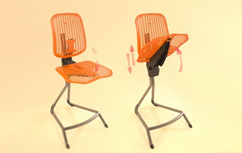 ergonomic computer chair for children perch