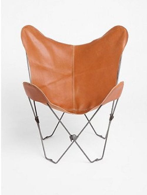 The Leather Butterfly Chair from Urban Outfitters