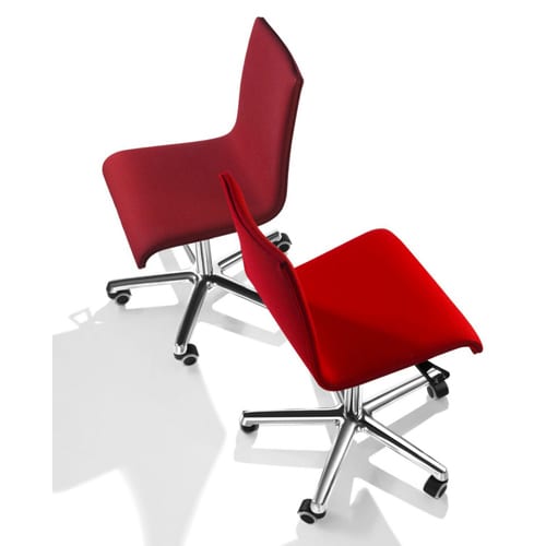 red desk chair