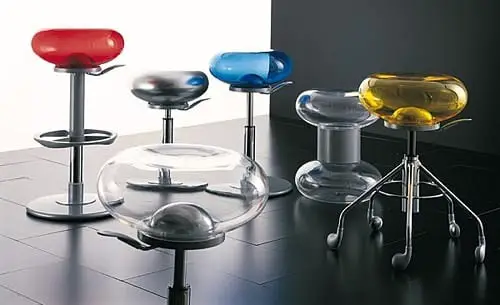 acrylic bubble bar stools