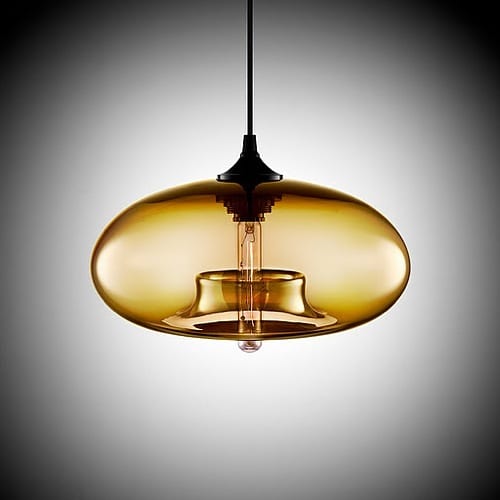 In a More Flattering Light: 7 Amber Hanging Lamps