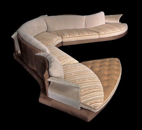 unique curved sectional