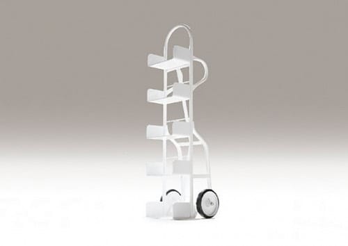 movable dolly shelving