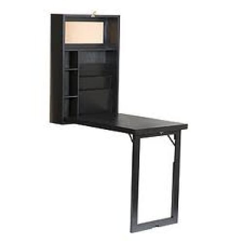 wall-mounted fold-out desk