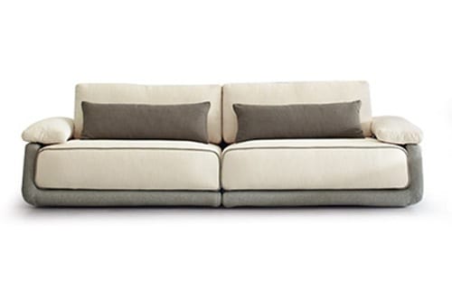 grey and cream sofa