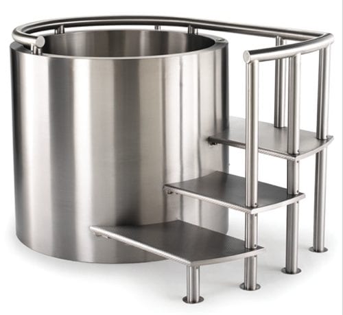 metal ofuro tub