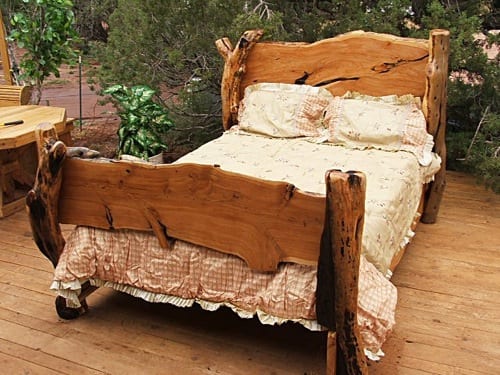 juniper wood bed