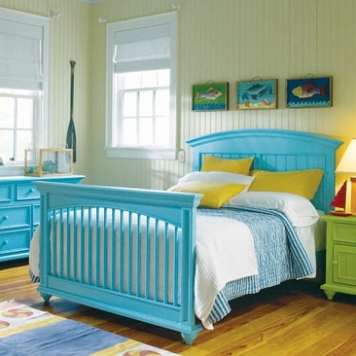 turquoise bed