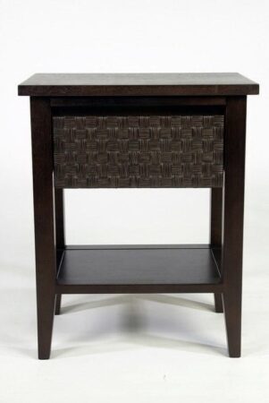 rattan nightstand