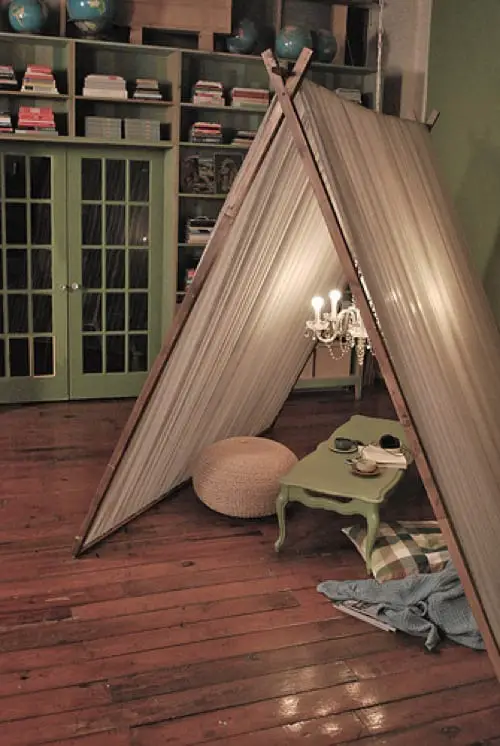 DIY indoor tent