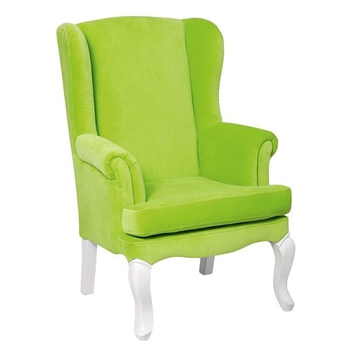 stylish armchair in green