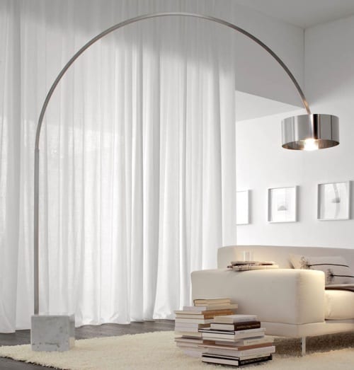 silver arch lamp