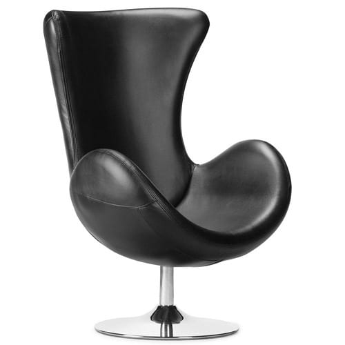 black egg chair
