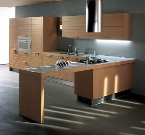 modern wood cabinetry