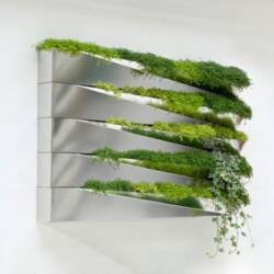 mirrored planter