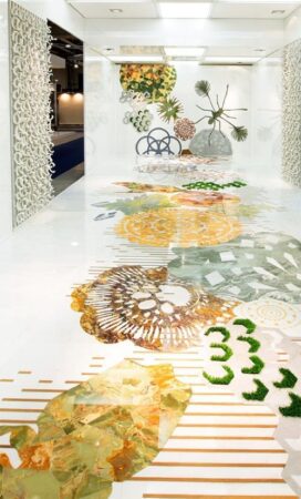 marble inlay floor